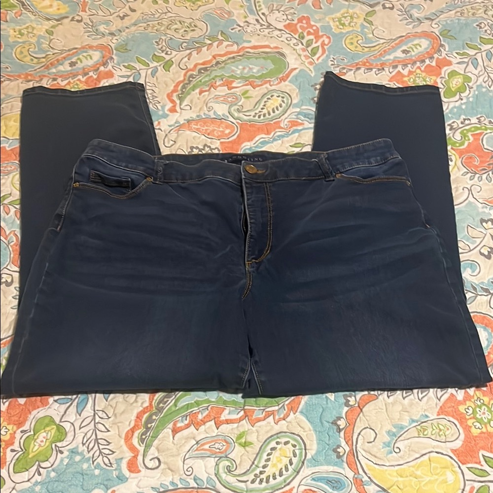 Bandolino Amy Classic Blue Jeans size 18